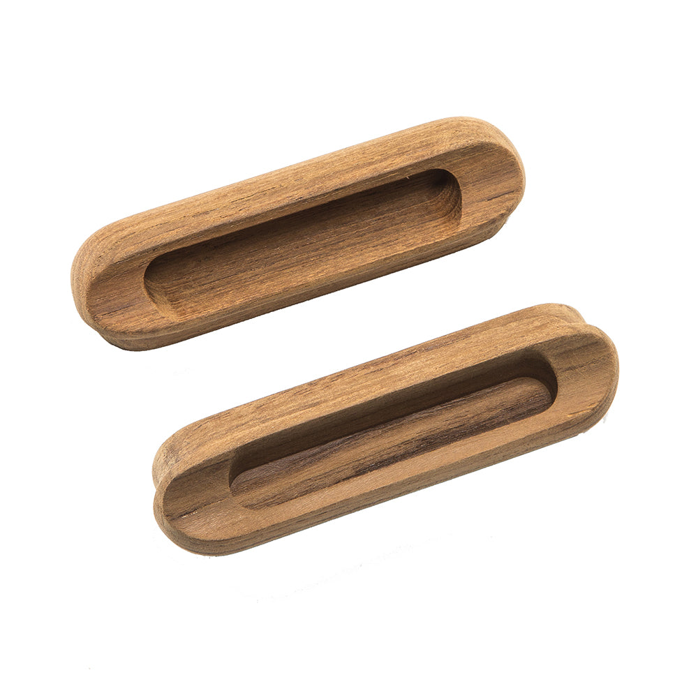 Whitecap Teak Oblong Drawer Pull - 4-1/16"L - 2 Pack [60124-A] - Sea & Tech Outfitters Florida, LLC