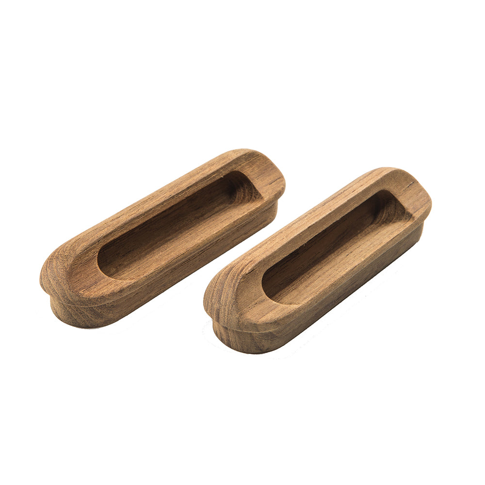 Whitecap Teak Oblong Drawer Pull - 4-1/16"L - 2 Pack [60124-A] - Sea & Tech Outfitters Florida, LLC