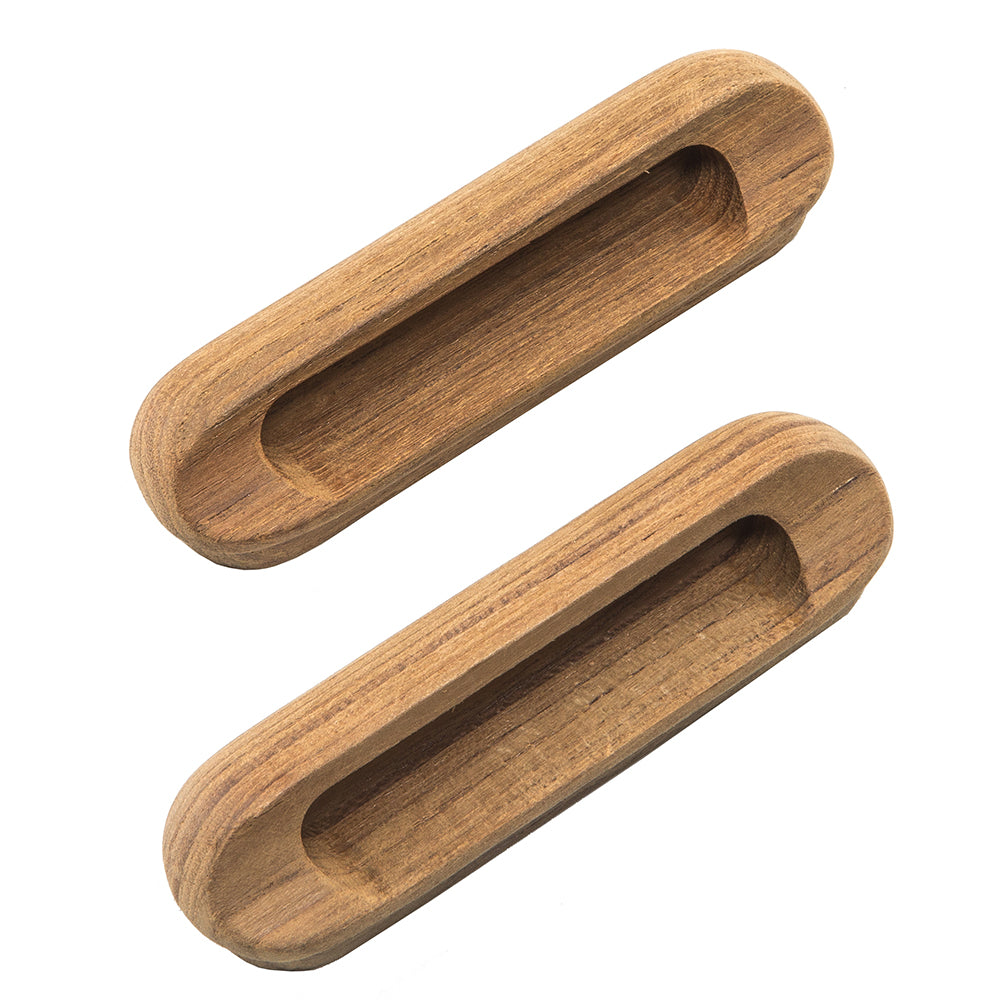 Whitecap Teak Oblong Drawer Pull - 4-1/16"L - 2 Pack [60124-A] - Sea & Tech Outfitters Florida, LLC