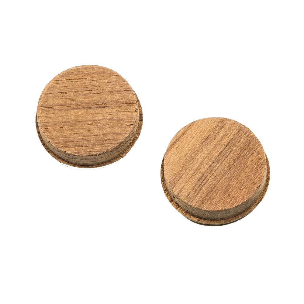 Whitecap Teak Round Drawer Pull - 1-3/8" Round - 2 Pack [60127-A] - Sea & Tech Outfitters Florida, LLC