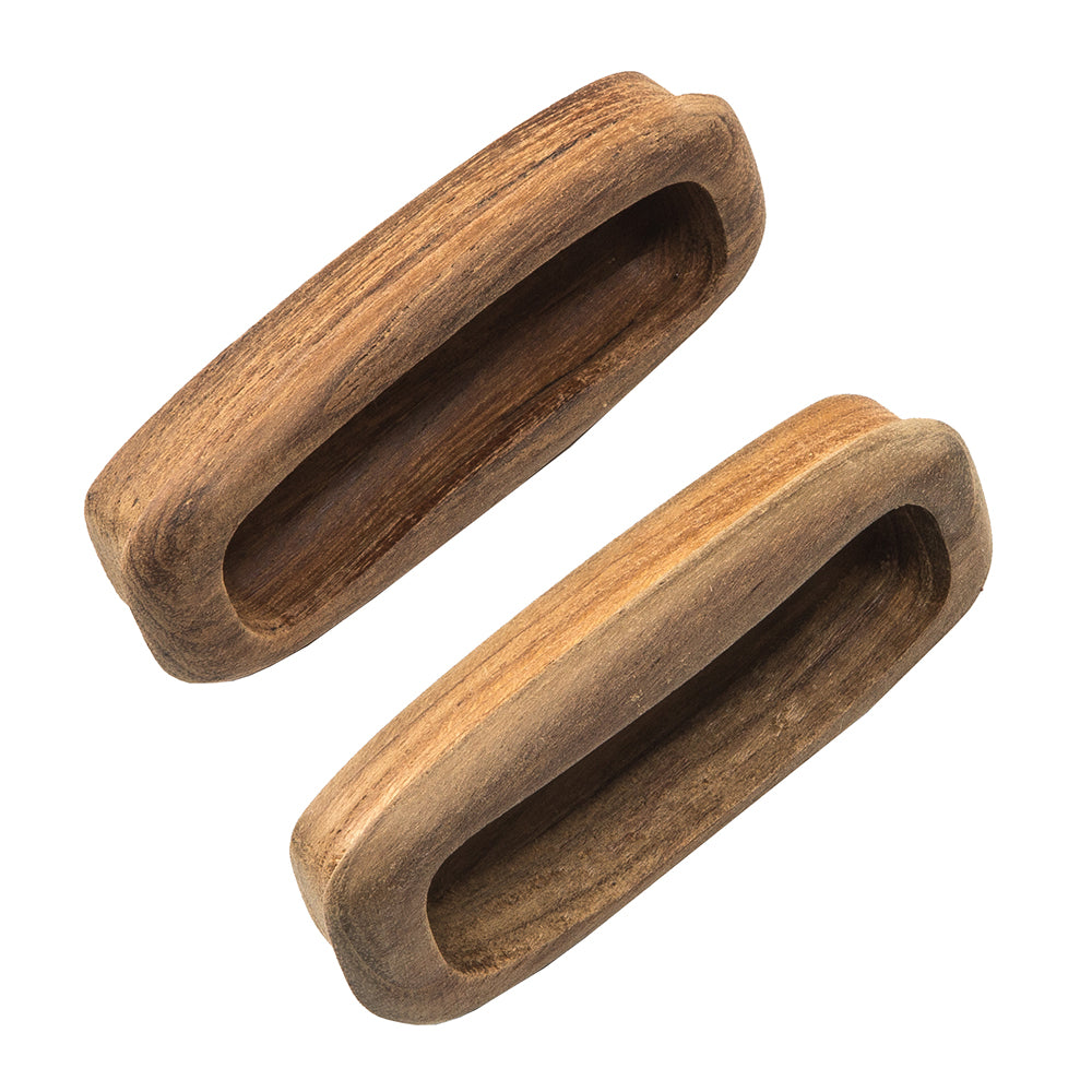 Whitecap Teak Rectangular Drawer Pull - 3-1/4"L - 2 Pack [60135-A] - Sea & Tech Outfitters Florida, LLC