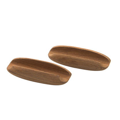 Whitecap Teak Oval Drawer Pull - 4"L - 2 Pack [60147-A] - Sea & Tech Outfitters Florida, LLC