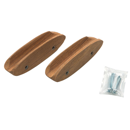 Whitecap Teak Oval Drawer Pull - 4"L - 2 Pack [60147-A] - Sea & Tech Outfitters Florida, LLC