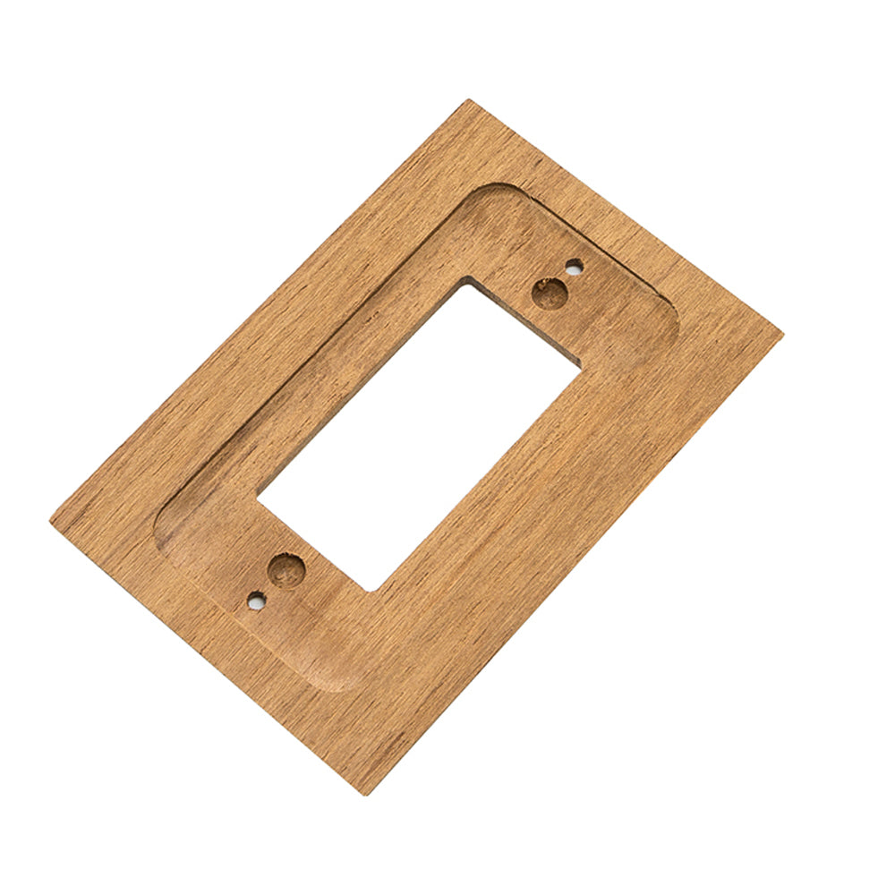 Whitecap Teak Ground Fault Outlet Cover/Receptacle Plate [60171] - Sea & Tech Outfitters Florida, LLC