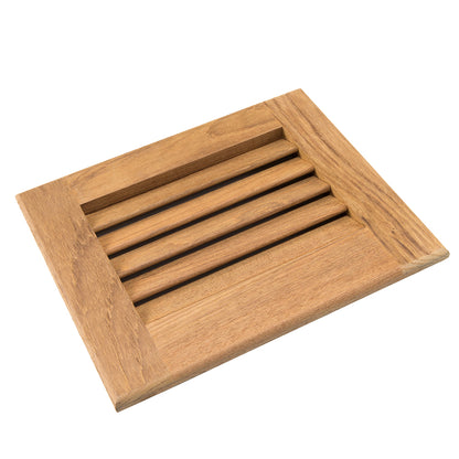 Whitecap Teak Louvered Insert - 7-1/2" x 9-1/8" x 3/4" [60712] - Sea & Tech Outfitters Florida, LLC