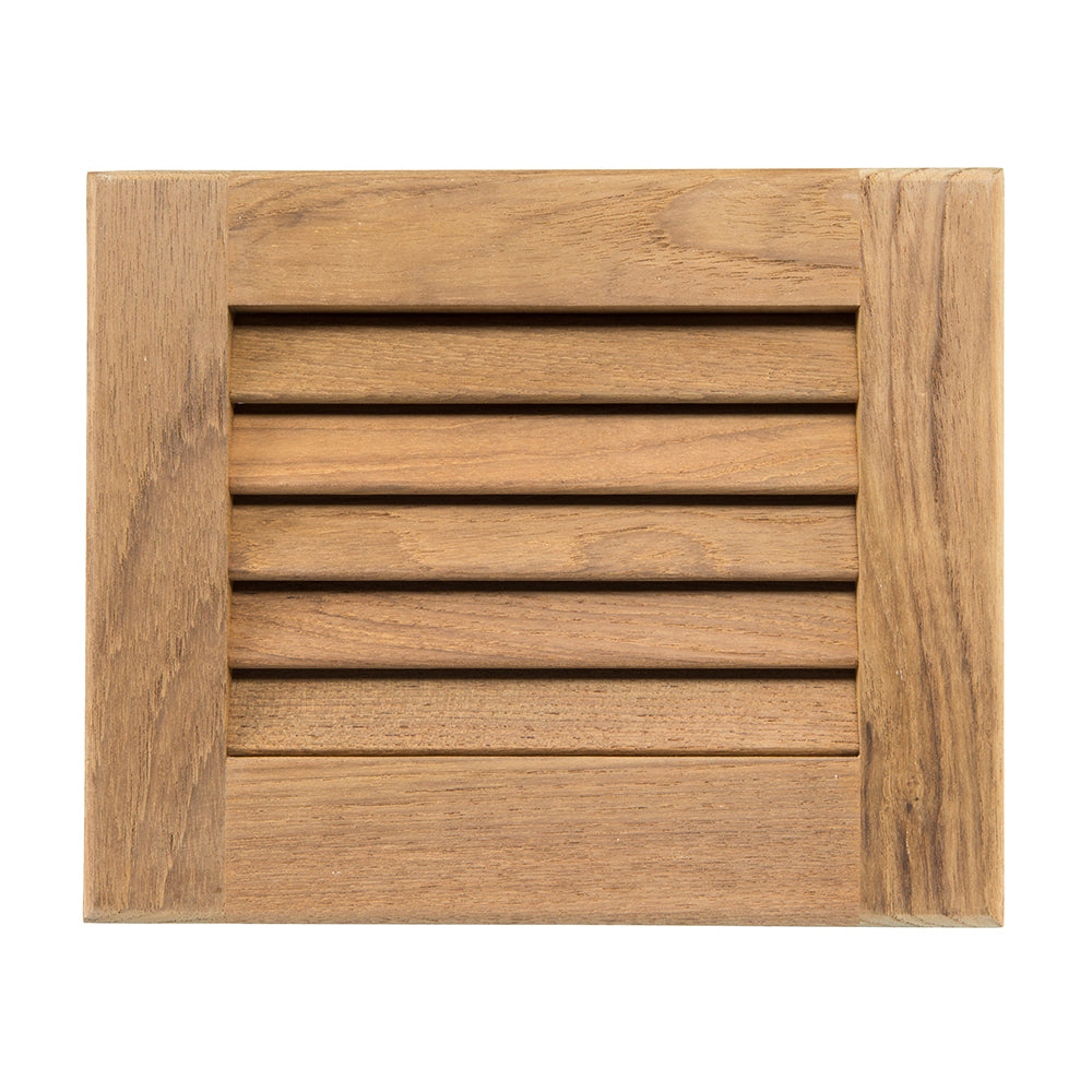 Whitecap Teak Louvered Insert - 7-1/2" x 9-1/8" x 3/4" [60712] - Sea & Tech Outfitters Florida, LLC