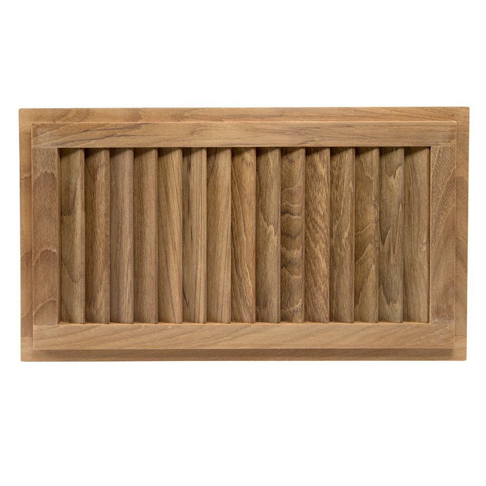 Whitecap Teak Louvered Insert - 16" x 9-1/8" x 3/4" [60710] - Sea & Tech Outfitters Florida, LLC