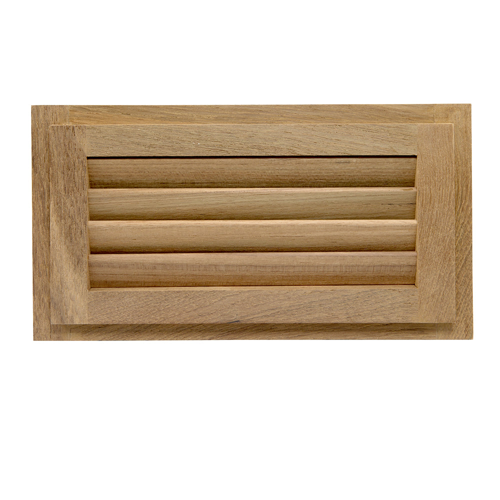 Whitecap Teak Louvered Insert - 6-3/8" x 11-3/16" x 3/4" [60714] - Sea & Tech Outfitters Florida, LLC