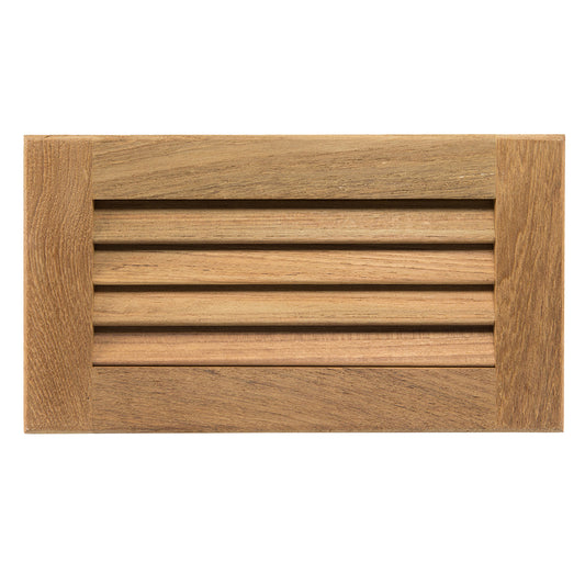 Whitecap Teak Louvered Insert - 6-3/8" x 11-3/16" x 3/4" [60714] - Sea & Tech Outfitters Florida, LLC