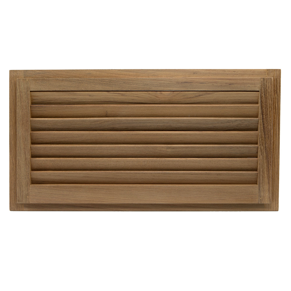 Whitecap Teak Louvered Insert - 9-3/8" x 18" x 3/4" [60716] - Sea & Tech Outfitters Florida, LLC