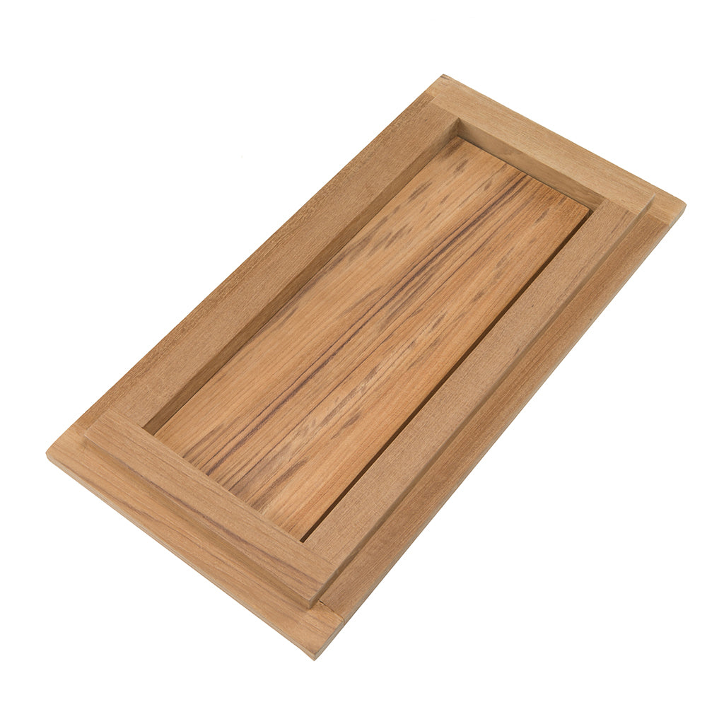 Whitecap Teak Drawer/Door Front & Frame - 12"W x 6"H [60730] - Sea & Tech Outfitters Florida, LLC