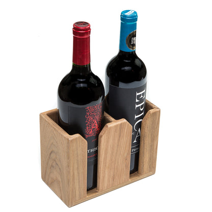 Whitecap Teak Two-Bottle Rack [62620] - Sea & Tech Outfitters Florida, LLC