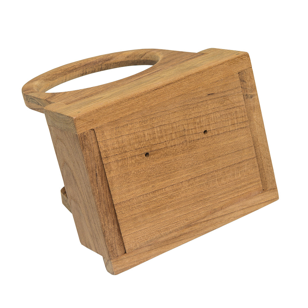 Whitecap Teak Folding Insulated Drink Holder [62602] - Sea & Tech Outfitters Florida, LLC