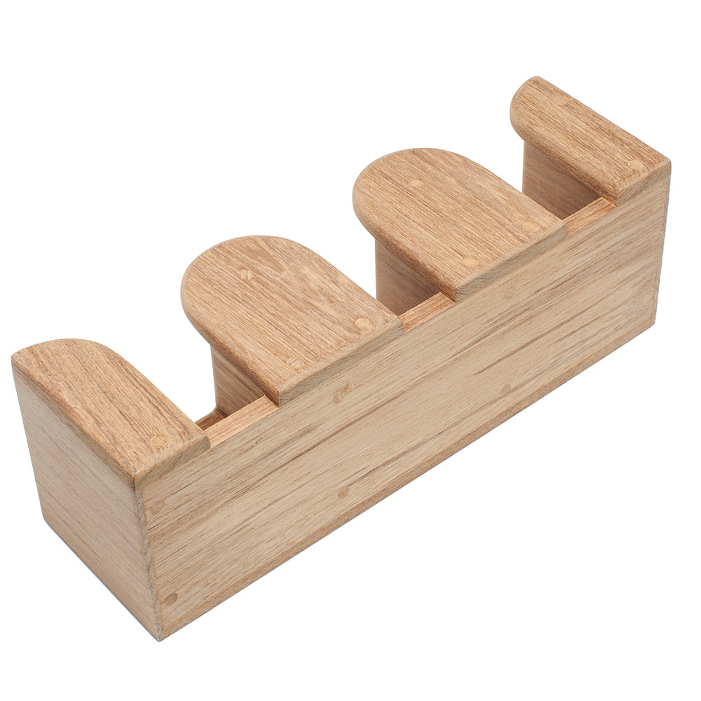 Whitecap Teak THree Mug Rack [62410] - Sea & Tech Outfitters Florida, LLC