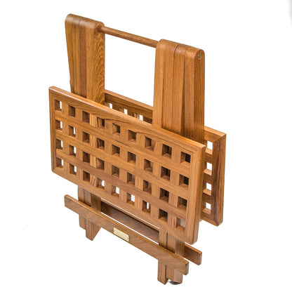 Whitecap Teak Grate Top Fold-Away Table [60030] - Sea & Tech Outfitters Florida, LLC