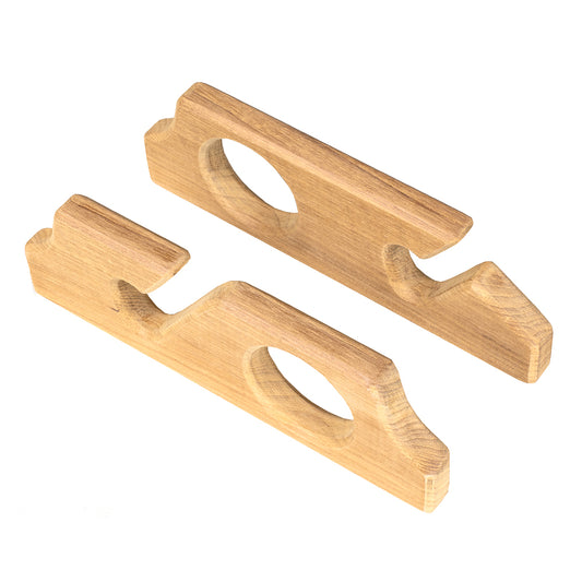 Whitecap Teak Two-Rod Storage Rack - Pair [60610] - Sea & Tech Outfitters Florida, LLC