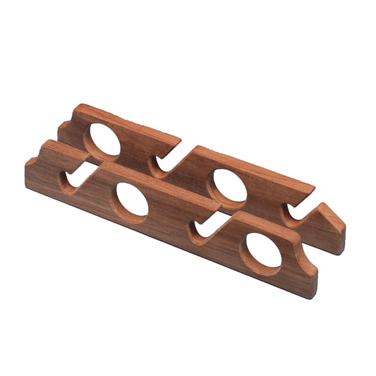 Whitecap Teak Four-Rod Storage Rack - Pair [60612] - Sea & Tech Outfitters Florida, LLC