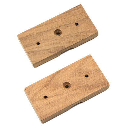 Whitecap Teak Rod Storage Rack Mounting Brackets - Pair [60609] - Sea & Tech Outfitters Florida, LLC