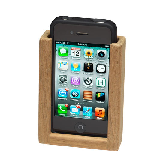 Whitecap Teak iPhone Rack [63272] - Sea & Tech Outfitters Florida, LLC