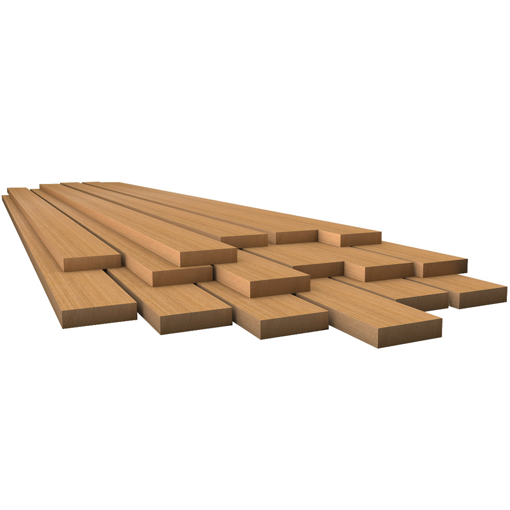 Whitecap Teak Lumber - 3/8" x 5-3/4" x 12" [60808] - Sea & Tech Outfitters Florida, LLC