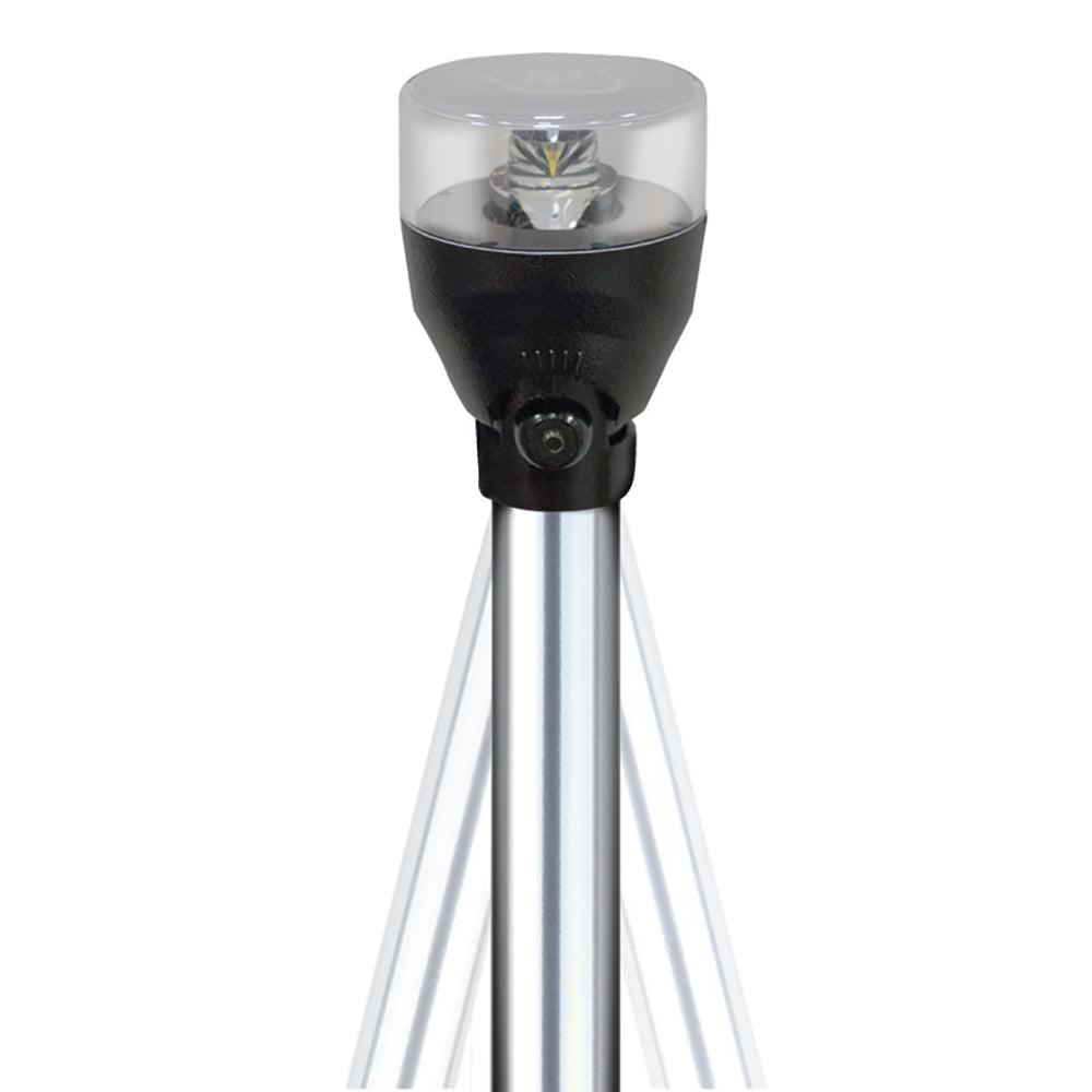 Attwood LED Articulating All Around Light - 24" Pole [5530-24A7] - Sea & Tech Outfitters Florida, LLC