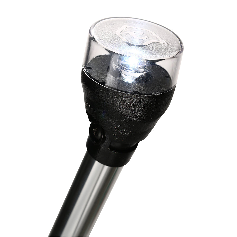 Attwood LED Articulating All Around Light - 24" Pole [5530-24A7] - Sea & Tech Outfitters Florida, LLC