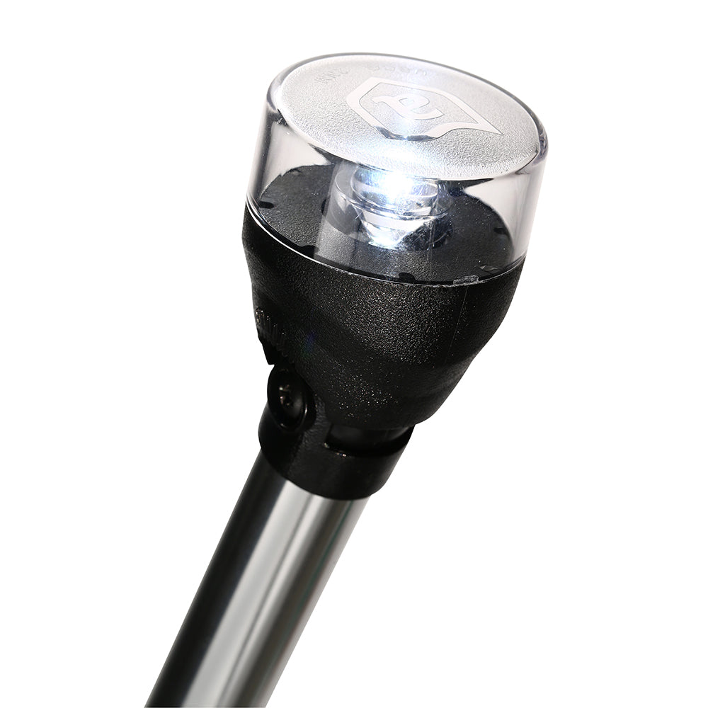 Attwood LED Articulating All Around Light - 42" Pole [5530-42A7] - Sea & Tech Outfitters Florida, LLC