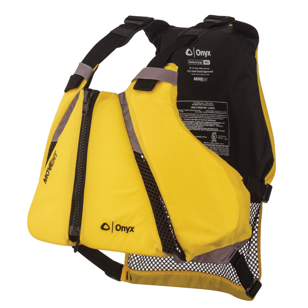 Onyx MoveVent Curve Paddle Sports Life Vest - XS/S [122000-300-020-14] - Sea & Tech Outfitters Florida, LLC