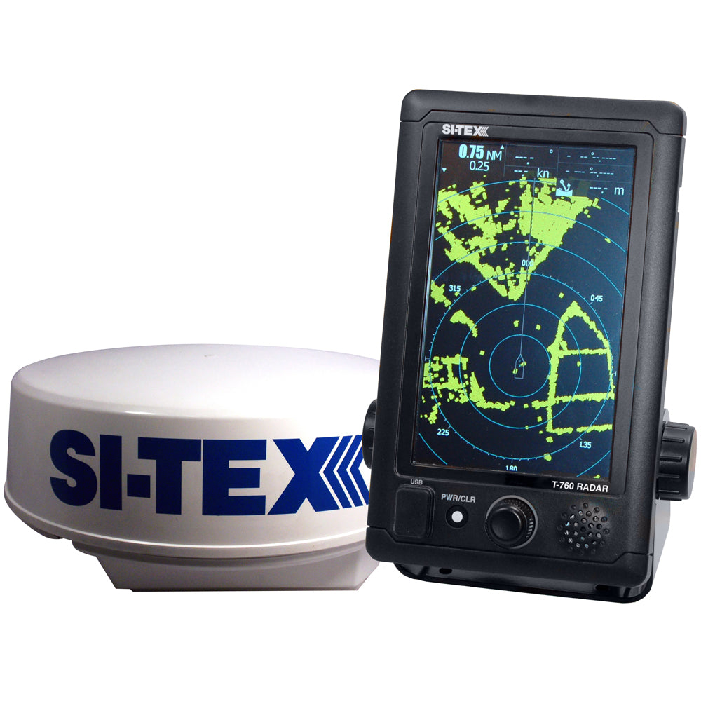 SI-TEX T-760 Compact Color Radar w/4kW 18" Dome - 7" Touchscreen [T-760] - Sea & Tech Outfitters Florida, LLC