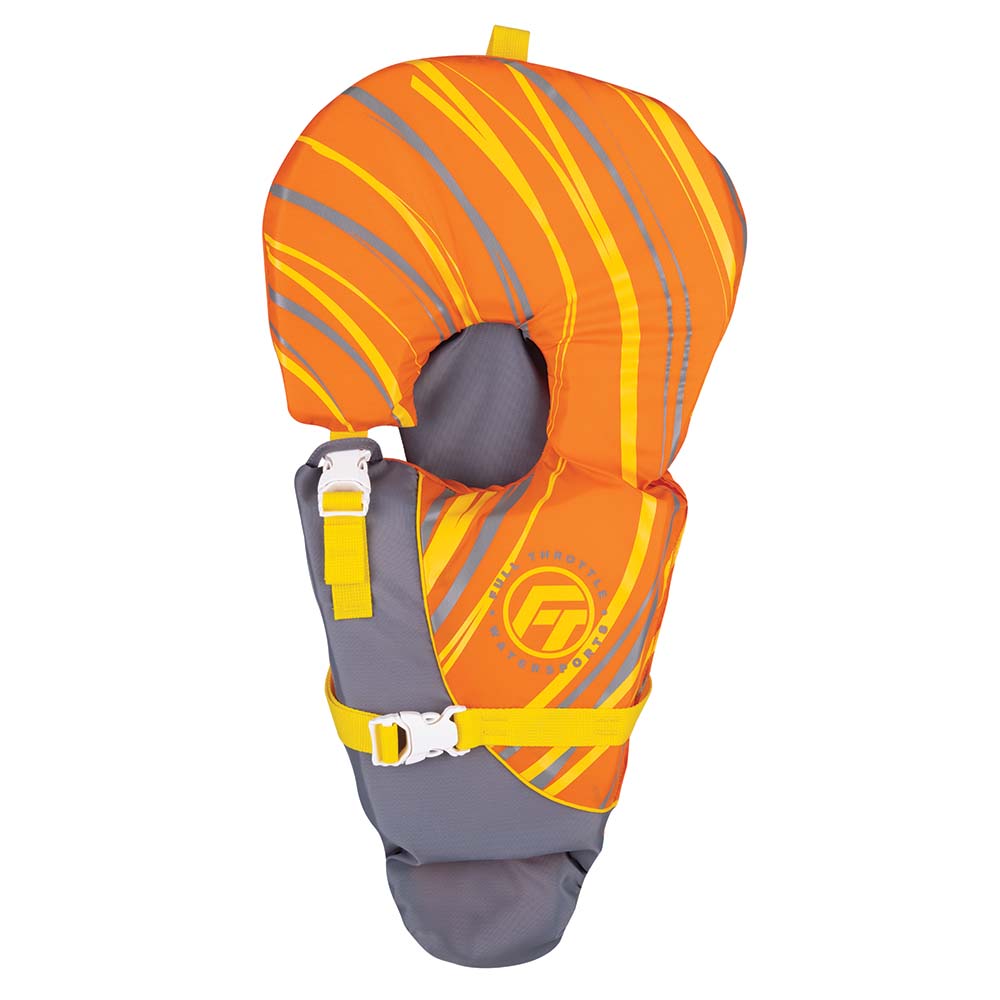 Full Throttle Baby-Safe Vest - Infant to 30lbs - Orange/Grey [104000-200-000-14] - Sea & Tech Outfitters Florida, LLC