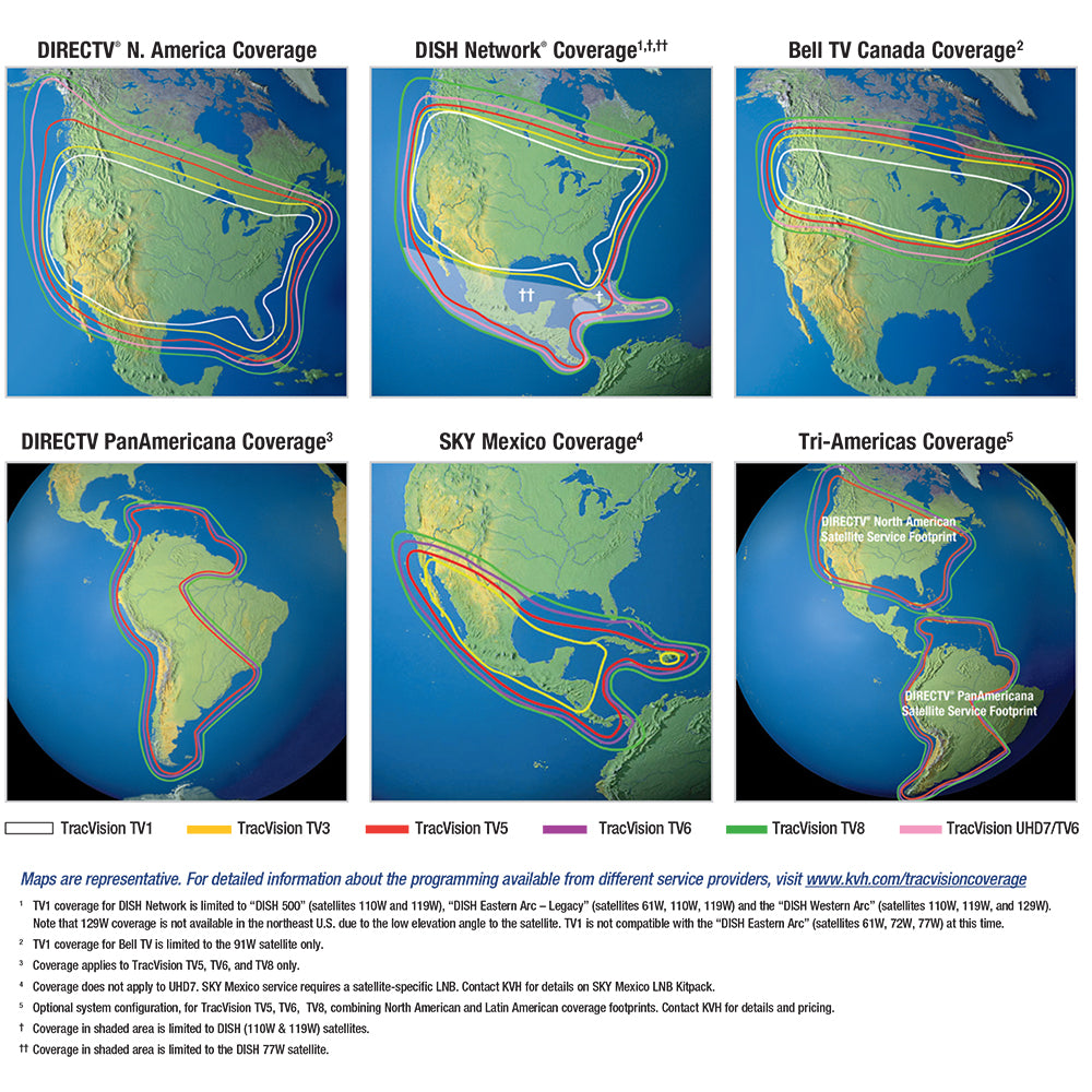 KVH TracVision TV3 - Circular LNB f/North America [01-0368-07] - Sea & Tech Outfitters Florida, LLC