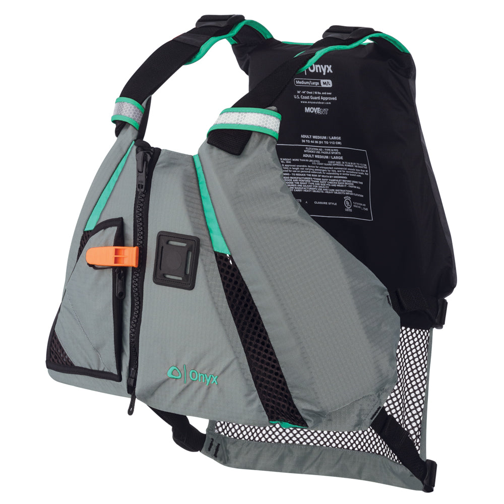 Onyx MoveVent Dynamic Paddle Sports Life Vest - XS/SM - Aqua [122200-505-020-15] - Sea & Tech Outfitters Florida, LLC