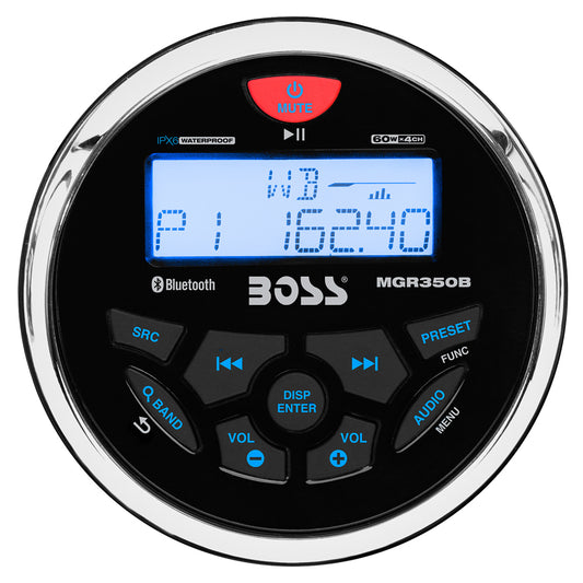 Boss Audio MGR350B Marine Stereo w/AM/FM/BT/USB [MGR350B] - Sea & Tech Outfitters Florida, LLC