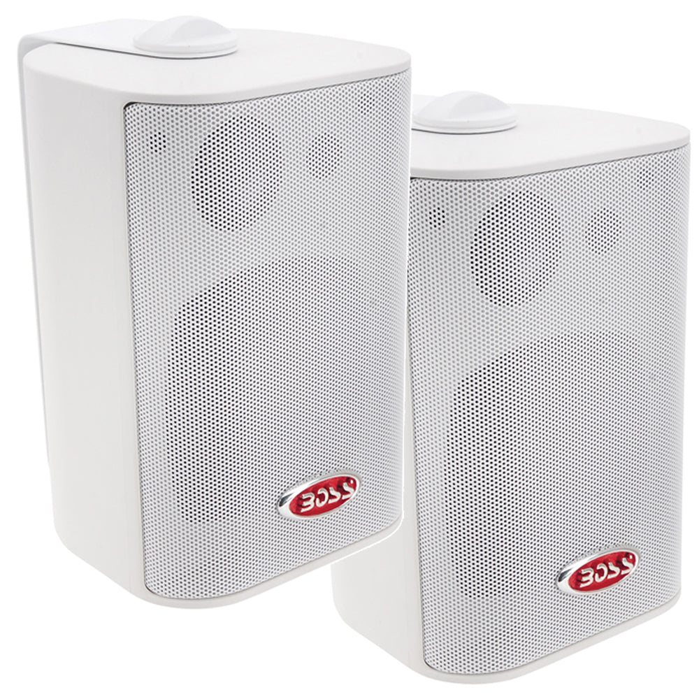 Boss Audio 4" MR4.3W Box Speakers - White - 200W [MR4.3W] - Sea & Tech Outfitters Florida, LLC