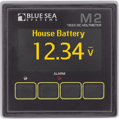 Blue Sea 1833 M2 DC Voltmeter [1833] - Sea & Tech Outfitters Florida, LLC