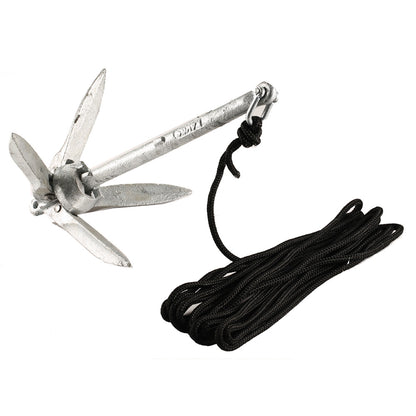 Attwood Kayak Grapnel Anchor Kit [11959-1] - Sea & Tech Outfitters Florida, LLC