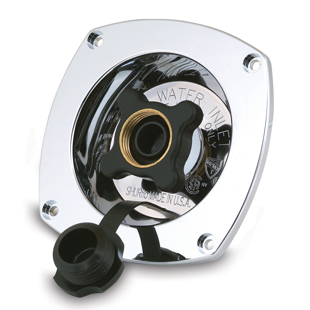 Shurflo by Pentair Pressure Reducing City Water Entry - Wall Mount - Chrome [183-029-14] - Sea & Tech Outfitters Florida, LLC