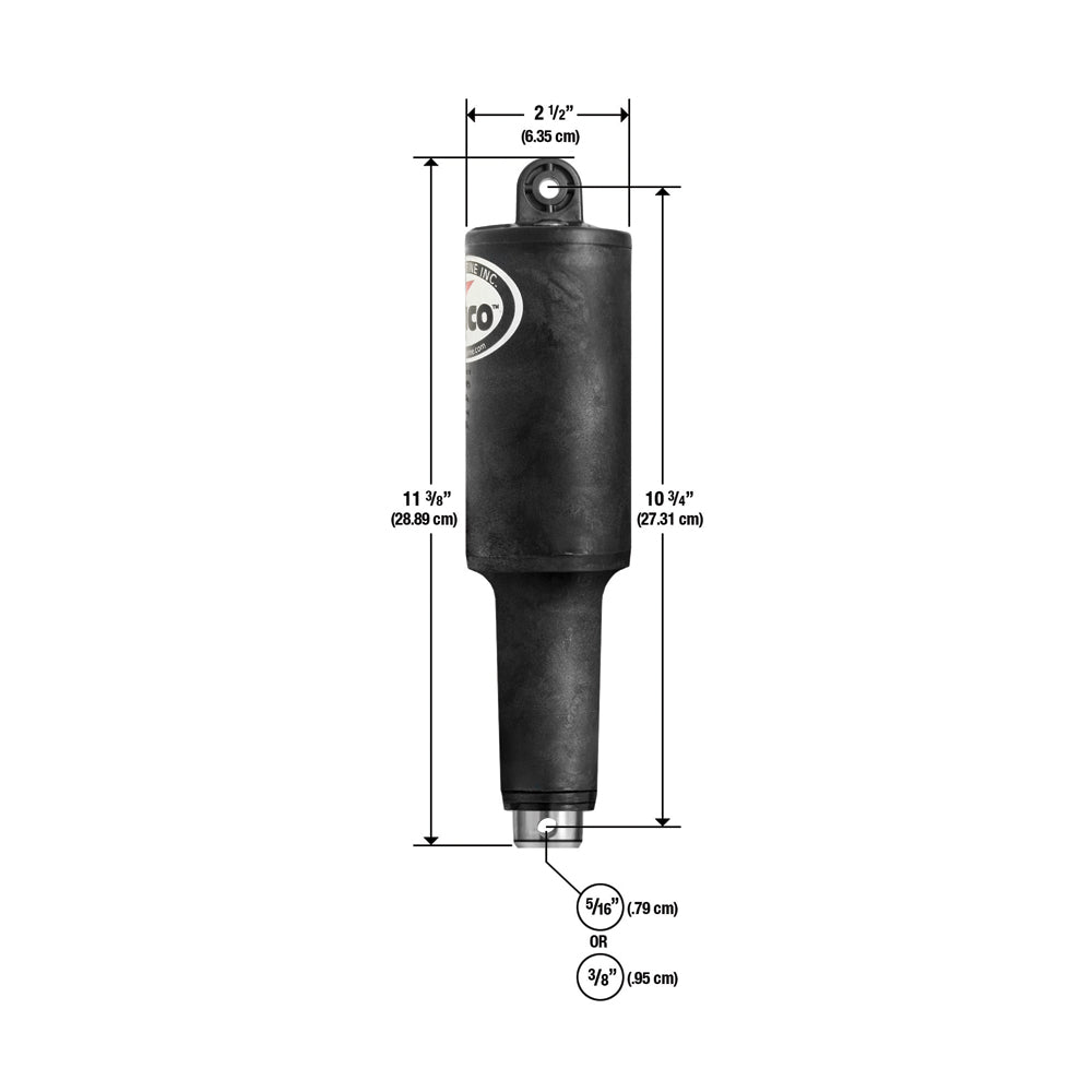 Lenco 101XD Extreme Duty Actuator - 12V - 2-1/4" Stroke w/Hardware [15056-002] - Sea & Tech Outfitters Florida, LLC