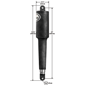 LENCO 24V 4 1/4" STROKE ACTUATOR 5/16" HARDWARE