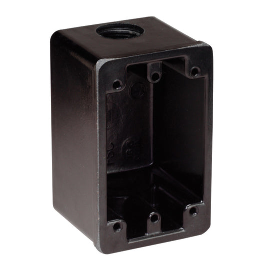 Marinco FS Box Black f/15A, 20A, 30A Receptacles [6080] - Sea & Tech Outfitters Florida, LLC