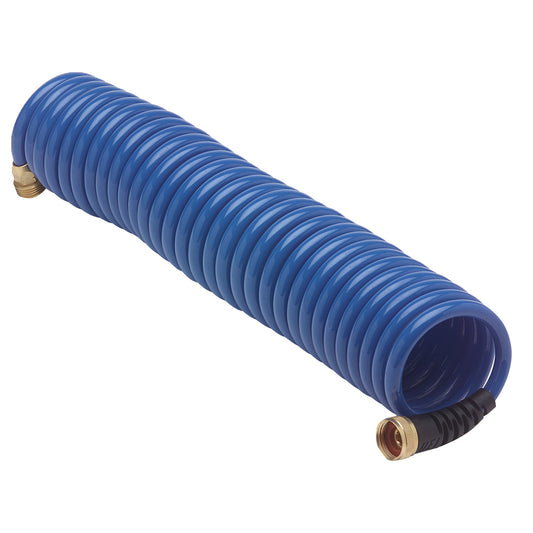 HoseCoil Blue Hose w/Flex Relief - 25' [HS2500HP] - Sea & Tech Outfitters Florida, LLC