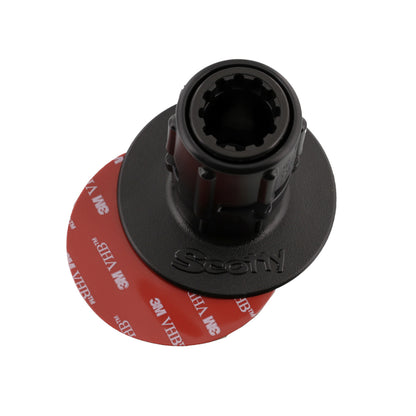 Scotty 448 Stick-On Mount w/Gear-Head Adapter - 3" Pad [0448-BK] - Sea & Tech Outfitters Florida, LLC