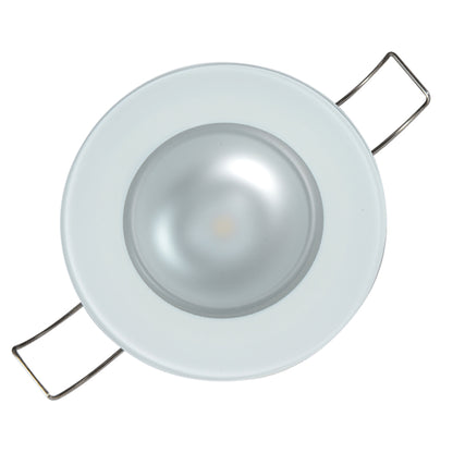 Lumitec Mirage Flush Mount Down Light Spectrum RGBW - Glass Bezel [113197] - Sea & Tech Outfitters Florida, LLC