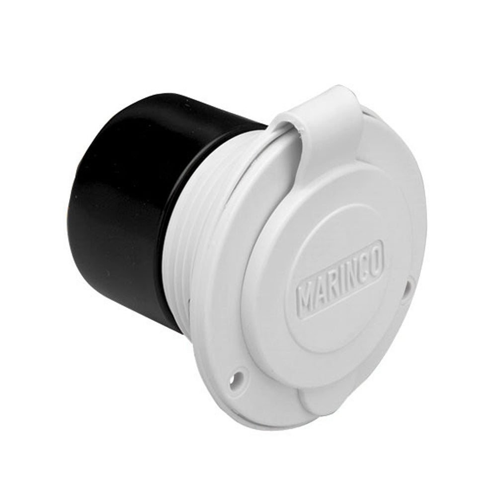 Marinco 15A 125V On-Board Charger Inlet - Front Mount - White [150BBIW] - Sea & Tech Outfitters Florida, LLC