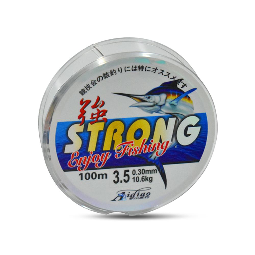 Durable Smoother Transparent Nylon Fishing Line 100 Meters