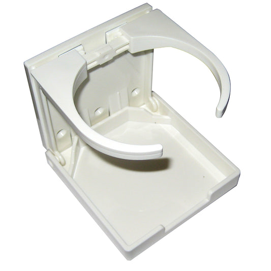 Whitecap Folding Drink Holder - White Nylon [S-5086P] - Sea & Tech Outfitters Florida, LLC