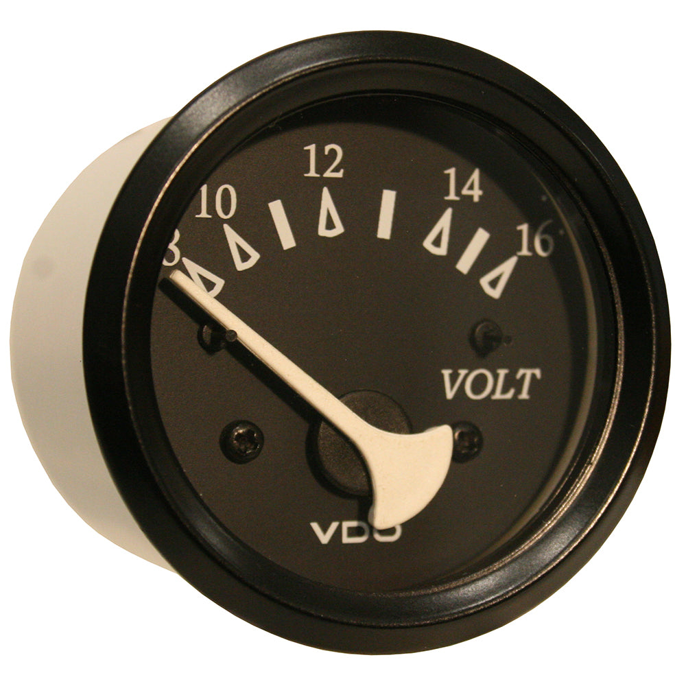 VDO Cockpit Marine 52mm (2-1/16") Voltmeter- Black Dial/Bezel [332-11805] - Sea & Tech Outfitters Florida, LLC