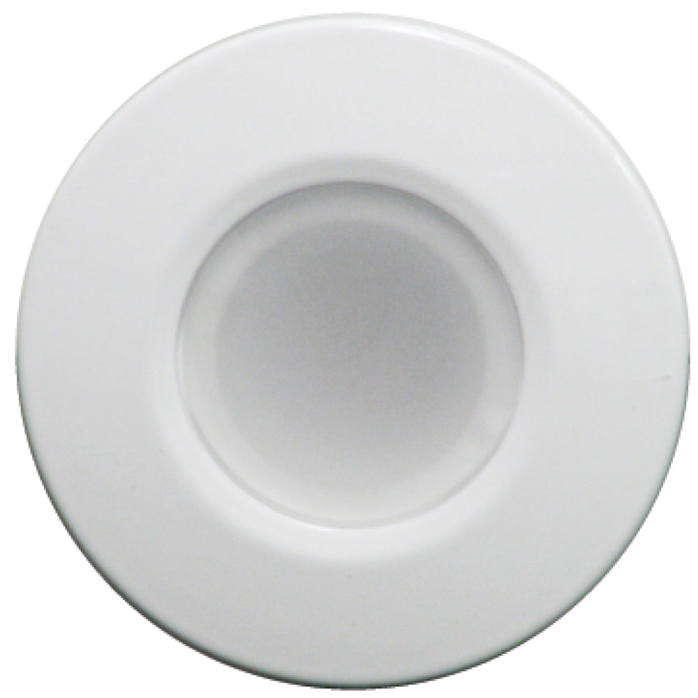 Lumitec Orbit Flush Mount Down Light - Blue Non-Dimming, Red Non-Dimming  White Dimming w/White Housing [112528] - Sea & Tech Outfitters Florida, LLC