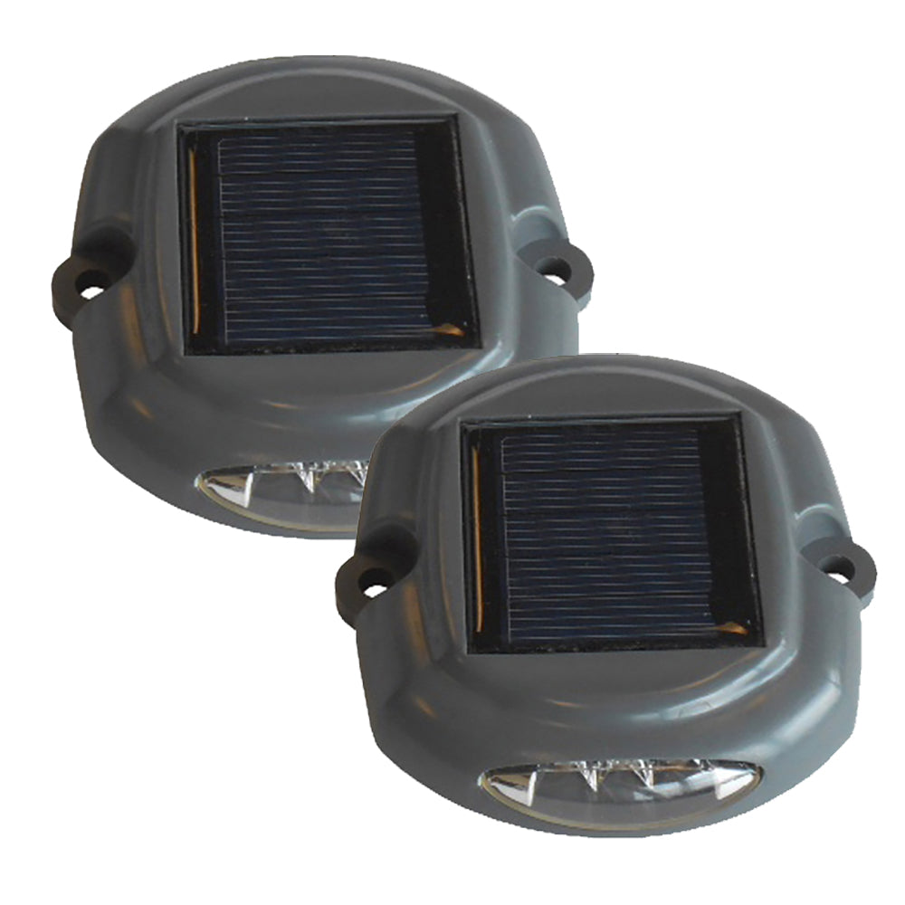 Dock Edge Docklite Solar Dock & Deck Light - 2-Pack [96-262-F] - Sea & Tech Outfitters Florida, LLC