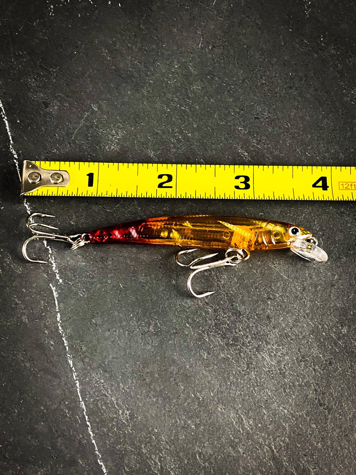 Outdoor Junction Series Skinny Long Hard Crankbait Sinking Minnow: Red